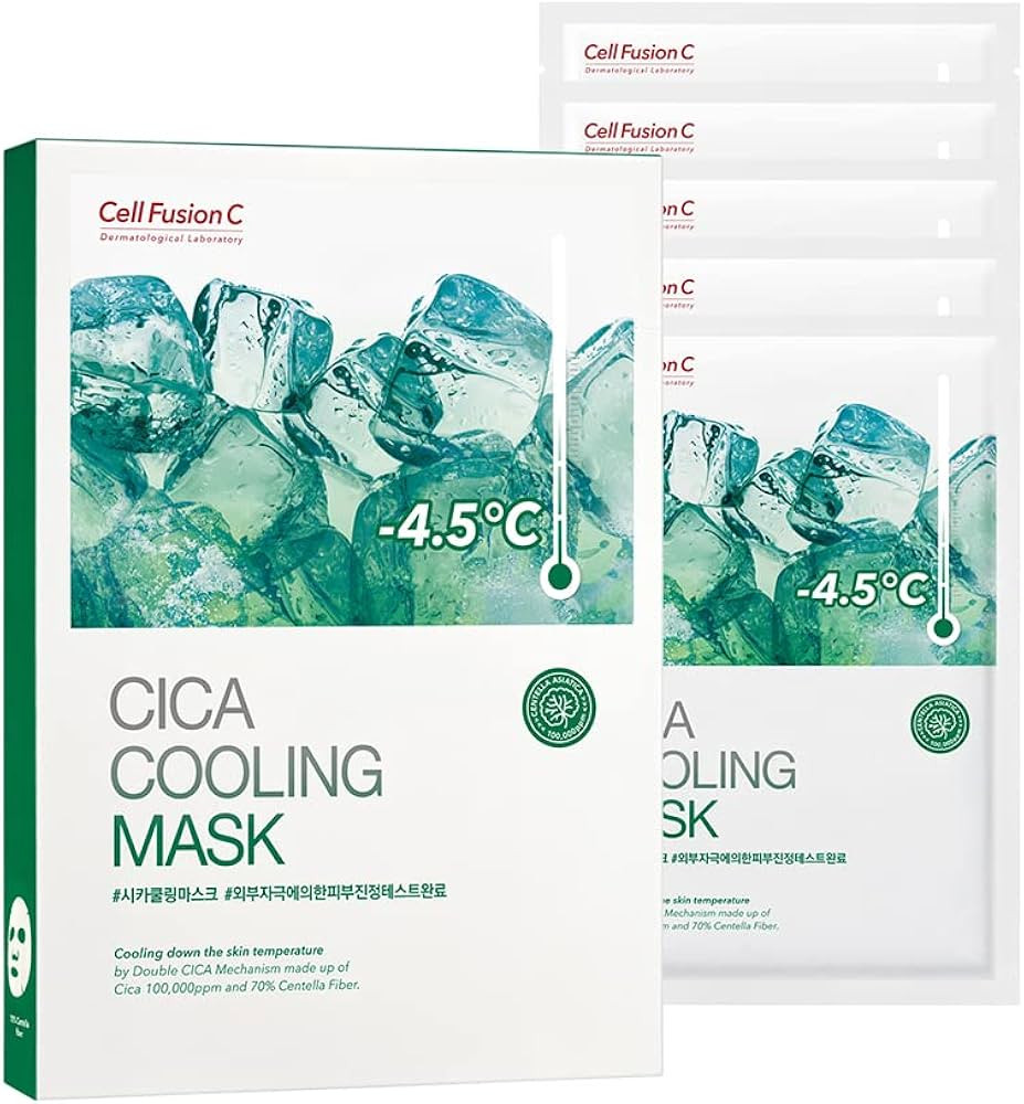 Cell Fusion C Post Alpha Cica Cooling Mask, Instant Cooling Sensation with Centella Asiatica, Coo... | Amazon (US)