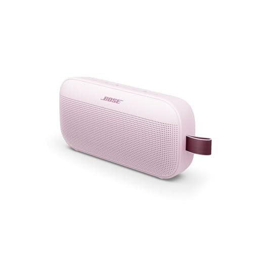 Bose SoundLink Flex Bluetooth Speaker (2nd Gen) - Portable Outdoor Speaker with Hi-Fi Audio, Waterproof and Dustproof, USB-C, Up to 12 Hours Battery Life, Petal Pink - Limited Edition Color | Amazon (US)
