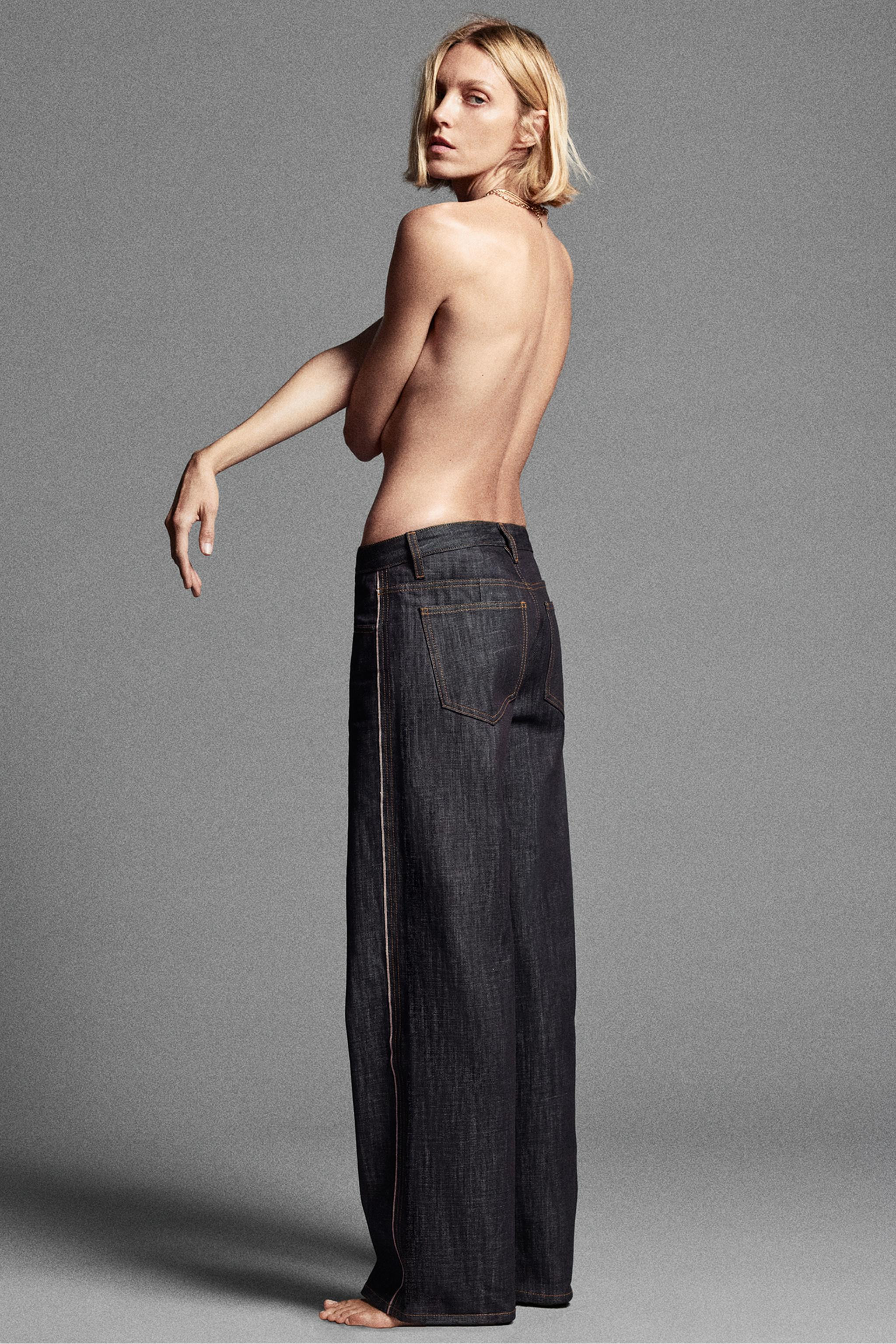 ZW COLLECTION MID-RISE SELVEDGE JEANS | Zara US