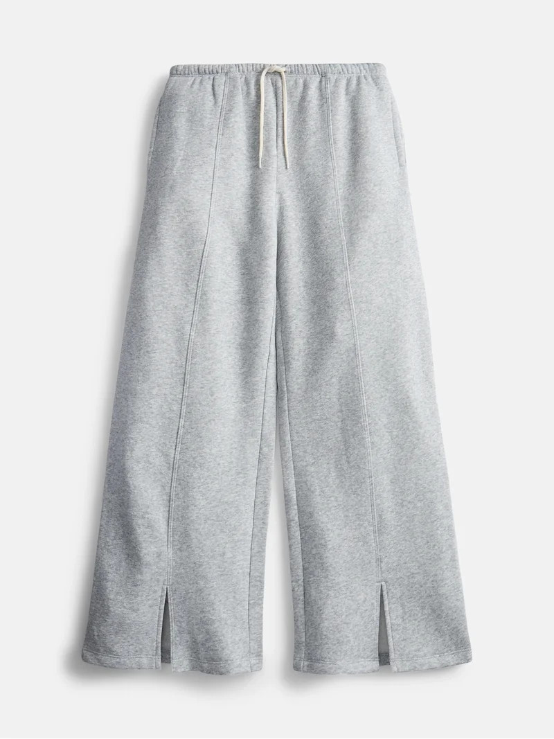 Weekend Academy Girls Fleece Wide Leg Pants, Sizes 4-18 | Walmart (US)