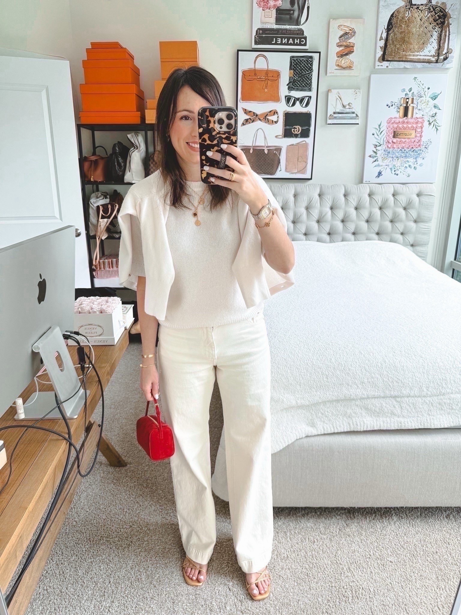 White short sleeve sweater (small), white cardigan (small), jeans (25), Marc fisher gold sandals (use code styledjen20 for 20% off the entire Marc fisher website!!!)
 



#LTKootd #LTKStyleTip #LTKFindsUnder100