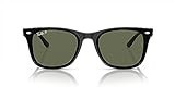 Ray-Ban RB4420 Square Sunglasses, Black/Dark Green Polarized, 65 mm | Amazon (US)
