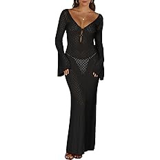 ANRABESS Women Swimsuit Swim Crochet Cover Up Knit Bathing Suit Swimwear 2026 Summer Bodycon Beac... | Amazon (US)