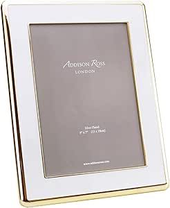 Addison Ross 4x6 The Curve Gold & White Frame | Amazon (US)