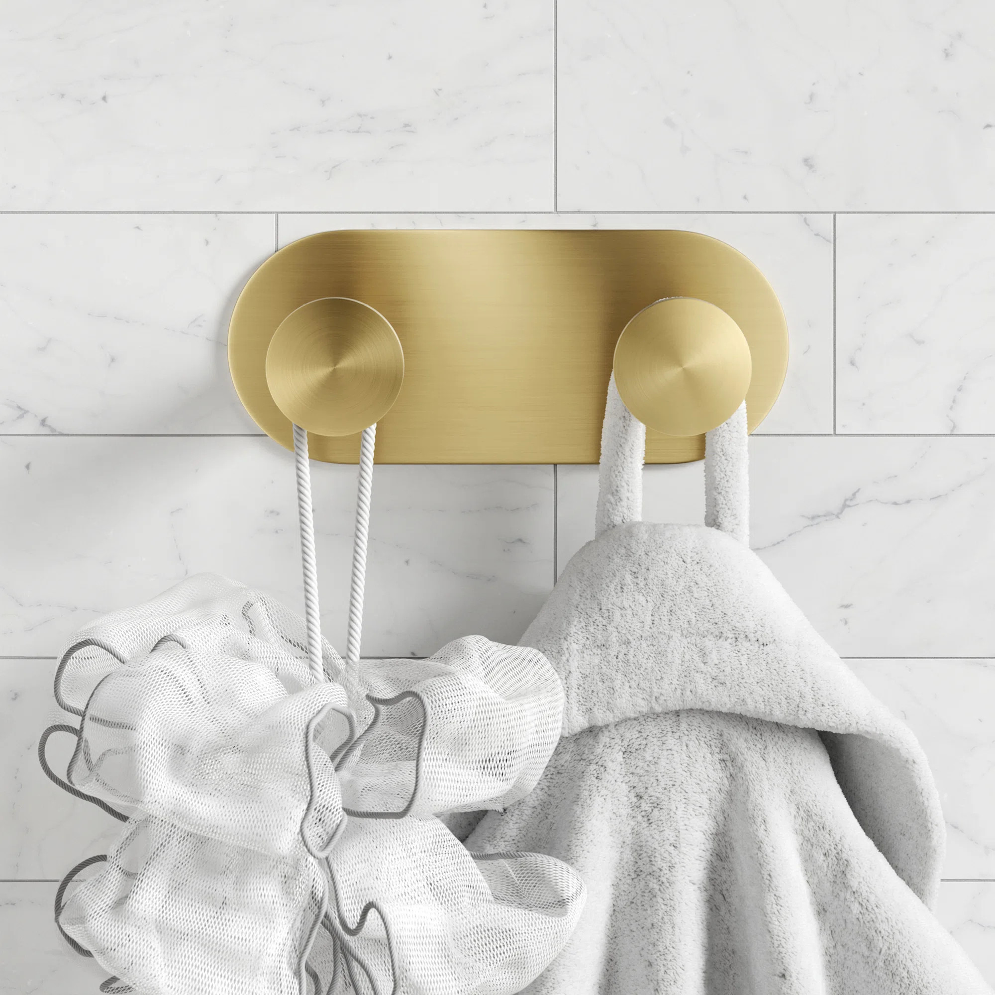 Elie Double Wall Mounted Towel Hook KEA-18803BG | Wayfair North America