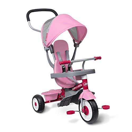 Radio Flyer 4-in-1 Stroll 'N Trike Pink, 19.88" x 35.04" x 40.75" | Amazon (US)