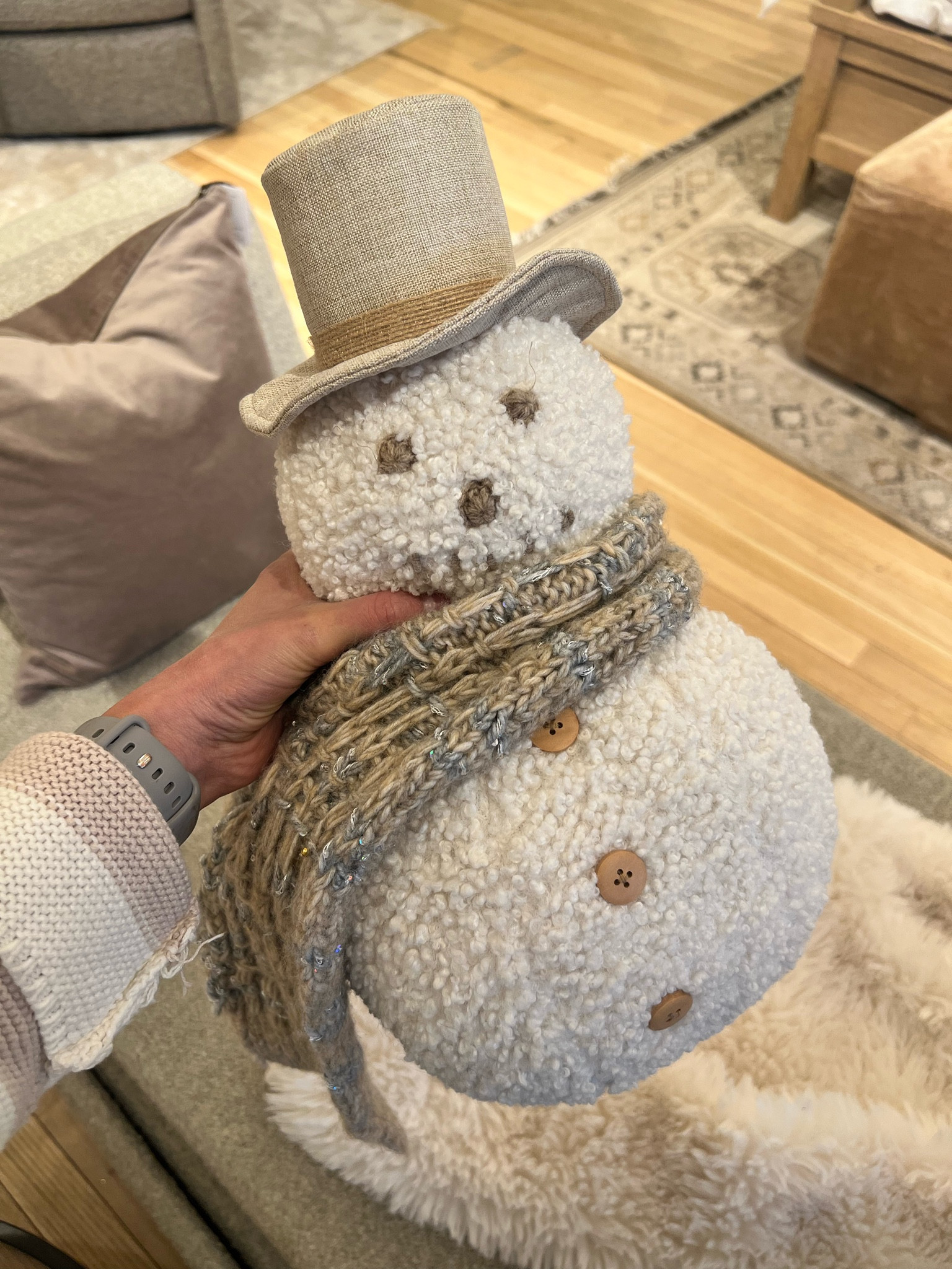 Snowman pillow is on sale ⛄️ 

#LTKSeasonal #LTKCyberWeek #LTKHoliday