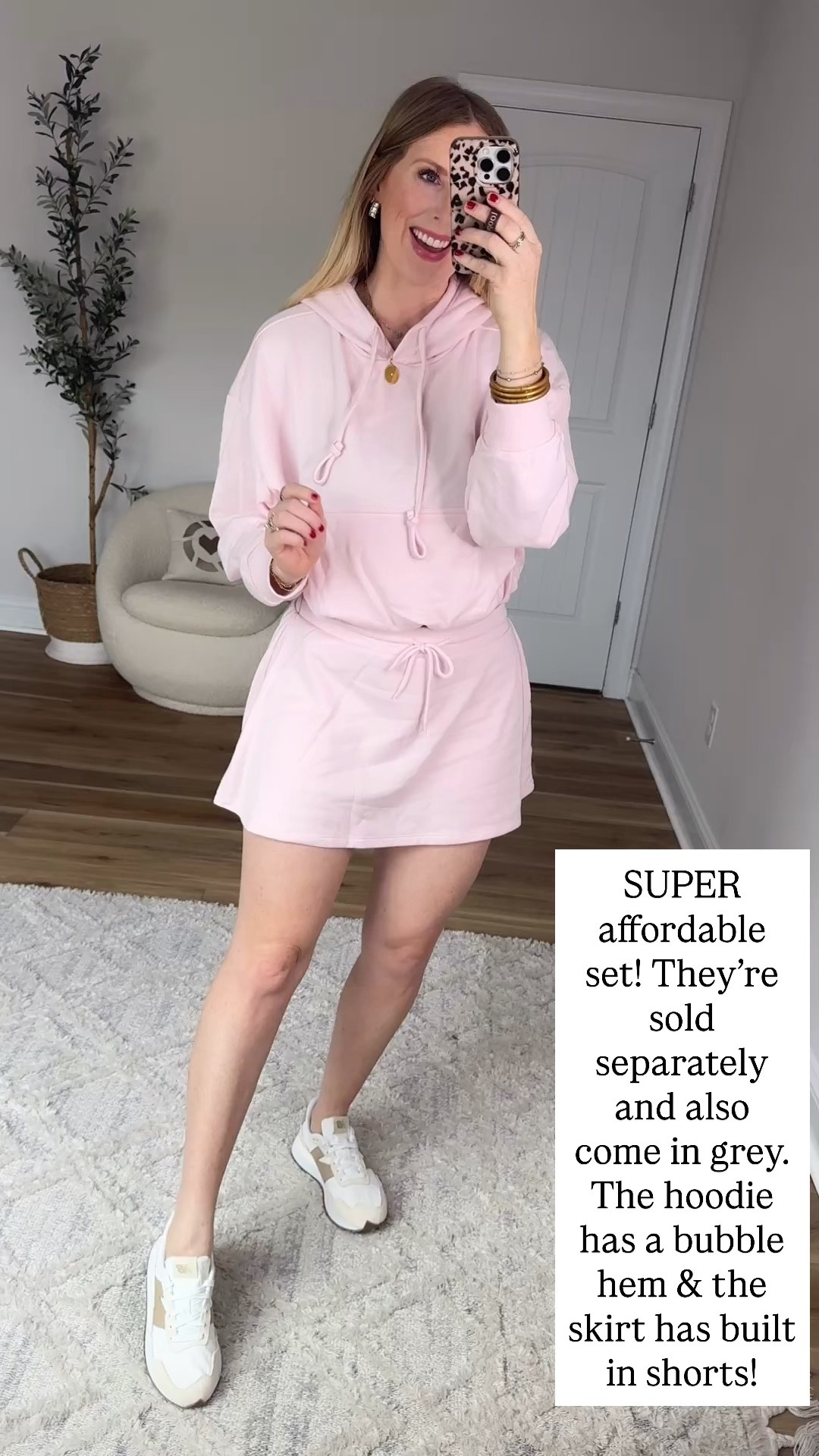 Walmart try on, pink outfit set, bubble hem hoodie, pink skirt

#LTKmomlife #LTKootd