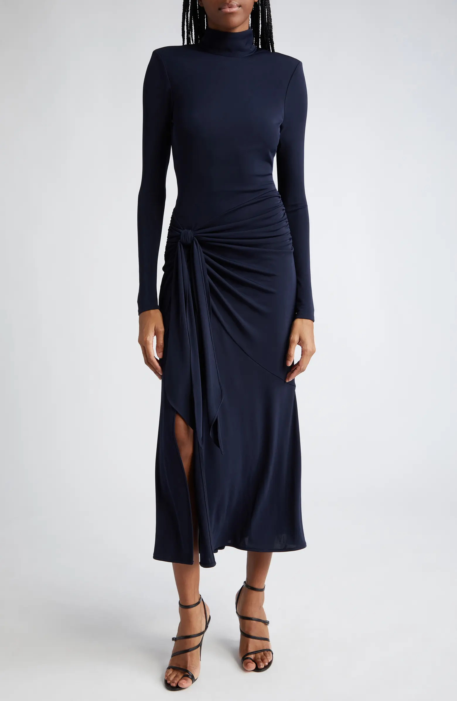 Cinq à Sept Johnson Side Ruched Long Sleeve Jersey Dress | Nordstromrack | Nordstrom Rack