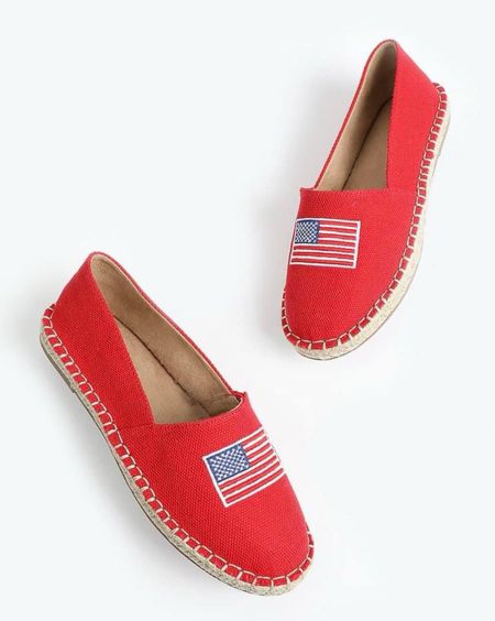 Gooo! Sooo cute and under $18! 

These flats are perfect for Memorial Day & 4th of July, on sale too! 🇺🇸 

Xo, Brooke

#LTKshoecrush #LTKstyletip #LTKSeasonal