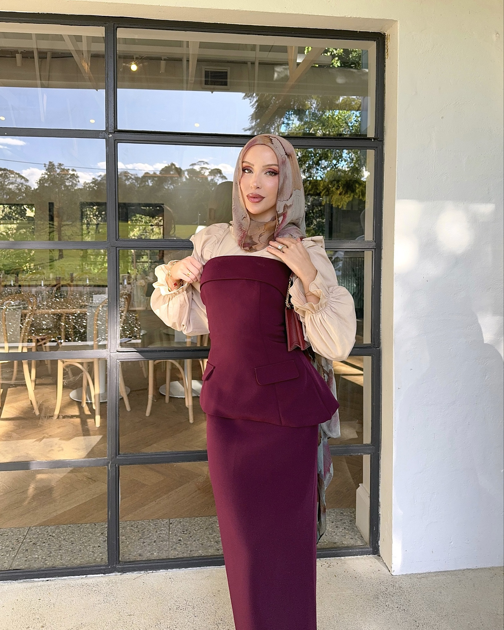 The most gorgeous maroon set 😍 (I swear size XXS) beige top isn’t available any more

#LTKaustralia #LTKworkwear #LTKmodest