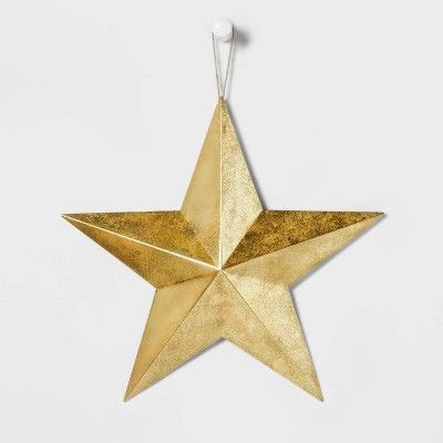 13&#34; Metal Gold Star Hanging Door Decoration - Wondershop&#8482; | Target