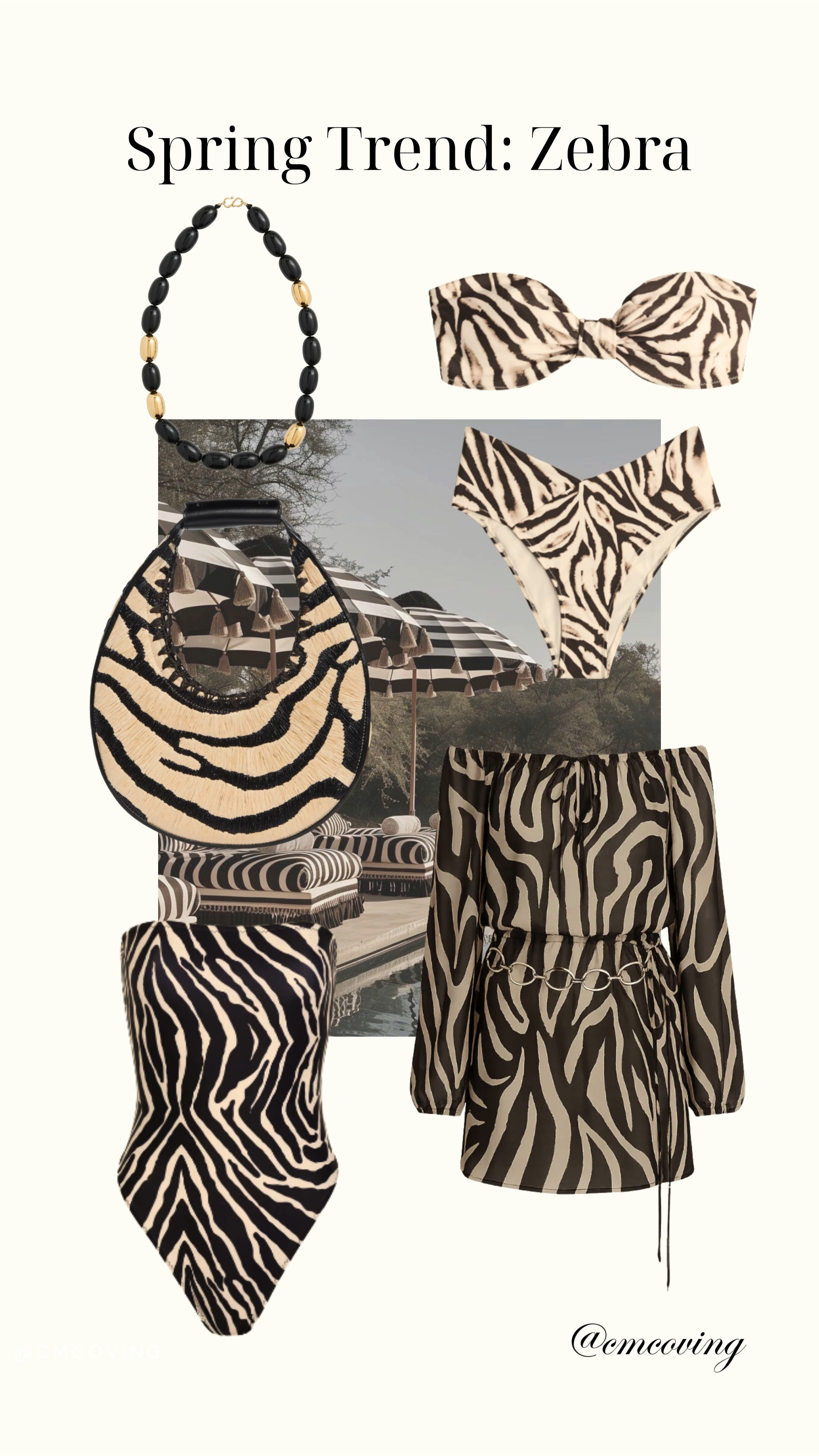 One of my biggest Spring Trend predictions is zebra print! I am obsessed 🖤

zebra print dress, bikini, spring trend, summer trend, beach bag, swimwear, resort wear, beachwear,  vacation 

 #LTKootd #LTKSeasonal #LTKTravel