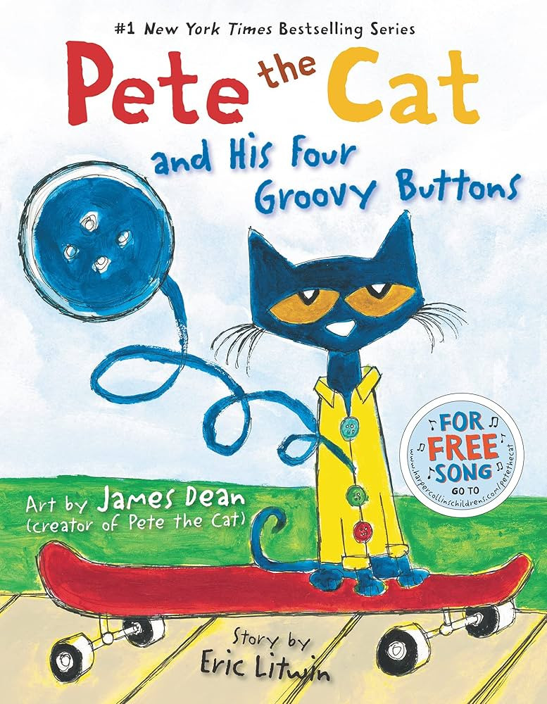 Pete the Cat and His Four Groovy Buttons | Amazon (US)