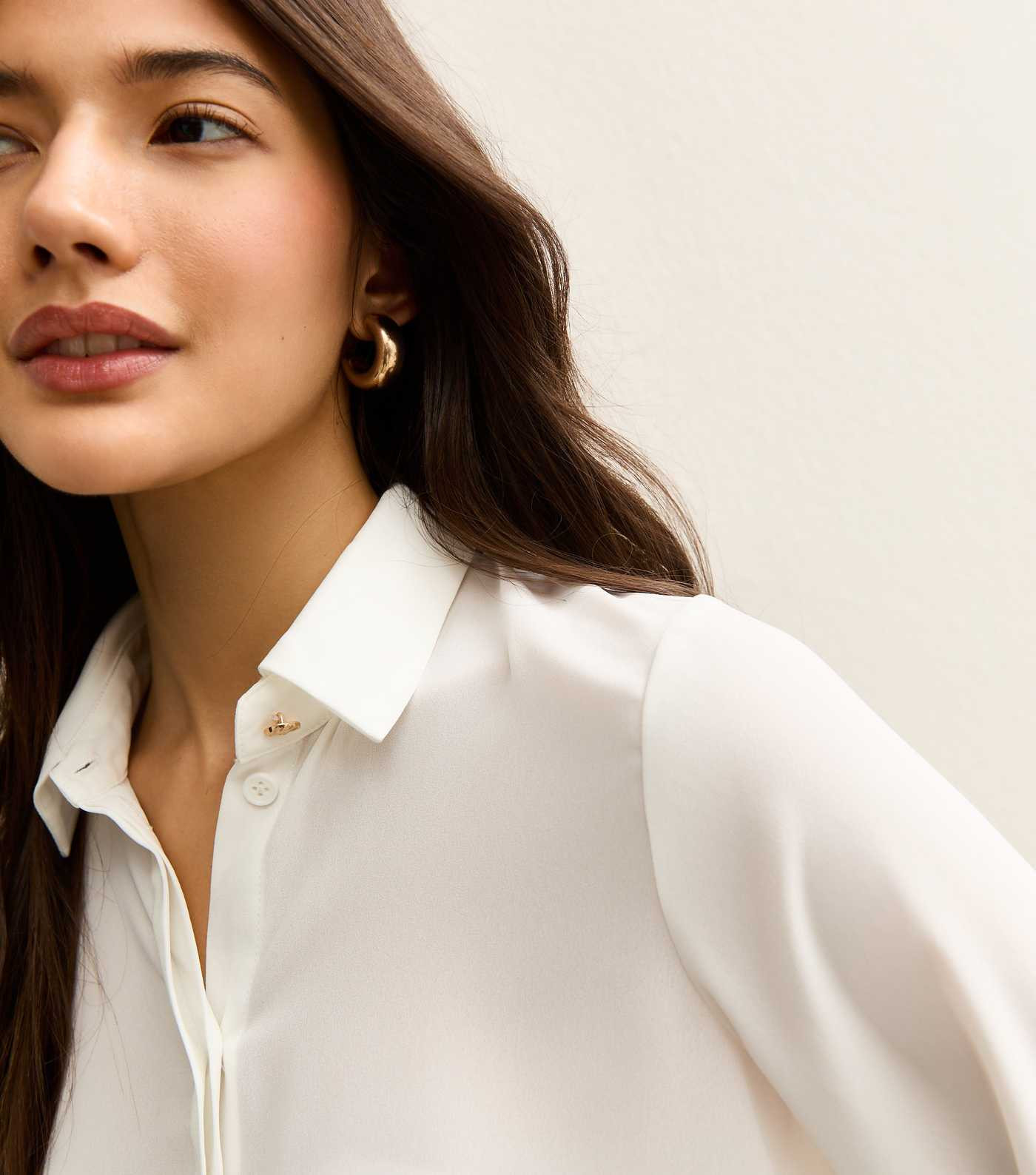 White Concealed Button Shirt | New Look | New Look (UK)