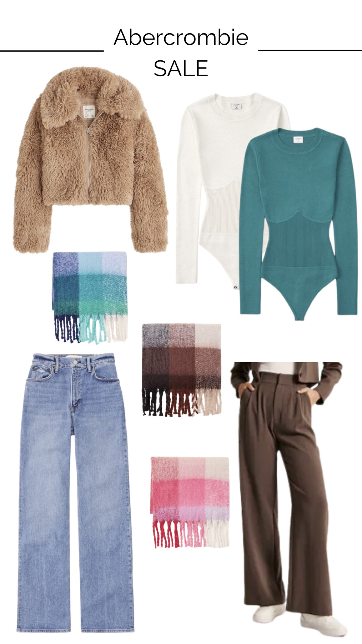 Abercrombie Members receive 30% off
•
•
Bodysuit, scarf, trousers, coat, jacket, abercrombie finds

#LTKCyberweek