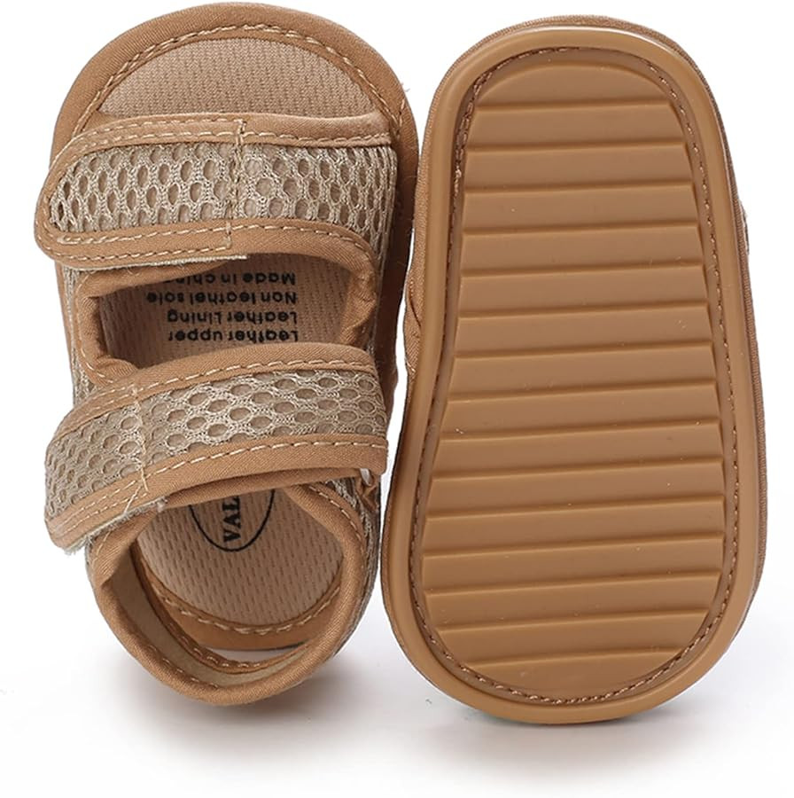 RVROVIC Baby Boys Girls Sandals Premium Infant Summer Outdoor Shoes PU Lightweight Soft Anti-Slip... | Amazon (US)