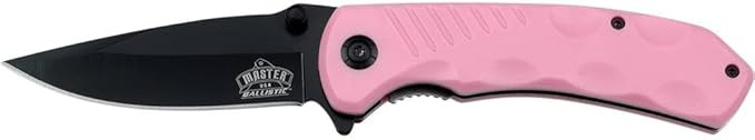 Master USA MU-A002 Series Spring Assisted Folding Knife, Black Straight Edge Blade, ABS Handle, 4... | Amazon (US)