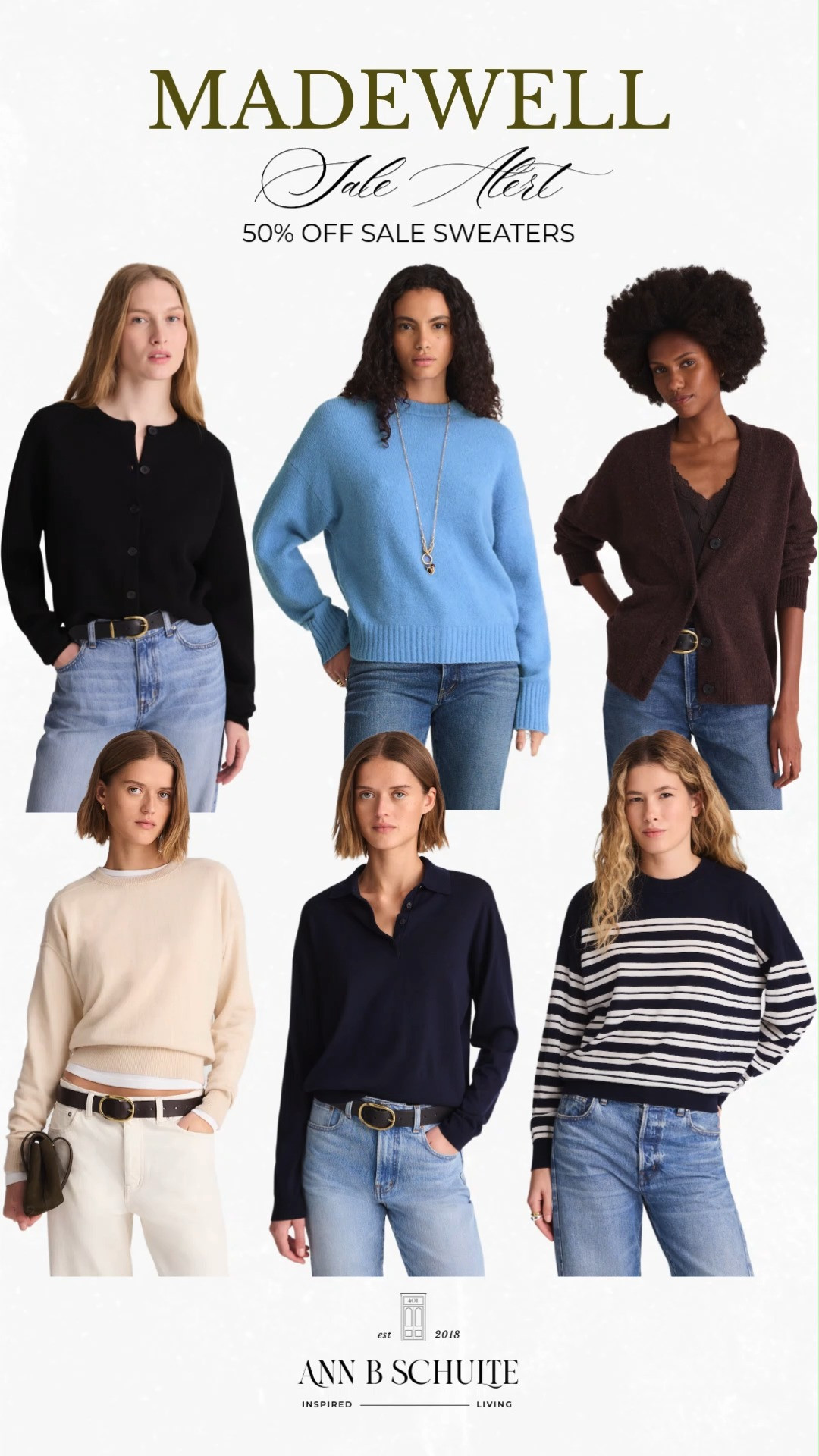 Madewell 50% off sale sweaters bring cozy charm with a polished twist for the cutest cool-weather layers. Soft style, happy savings. 🧶✨🍂
#Madewell #MadewellSale #SaleSweaters #50Off #SweaterWeather #SpringLayers #OOTDInspo #LTKStyle #WardrobeRefresh #FashionFinds 

 #LTKootd #LTKSaleAlert