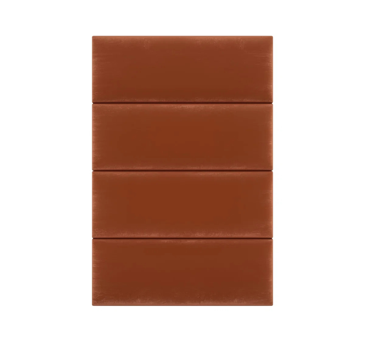 Velvet Wall Paneling in Rust | Wayfair North America