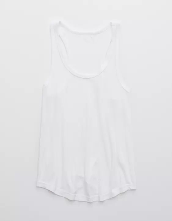 OFFLINE By Aerie Thumbs Up Ribbed Flowy Tank | American Eagle Outfitters (US & CA)