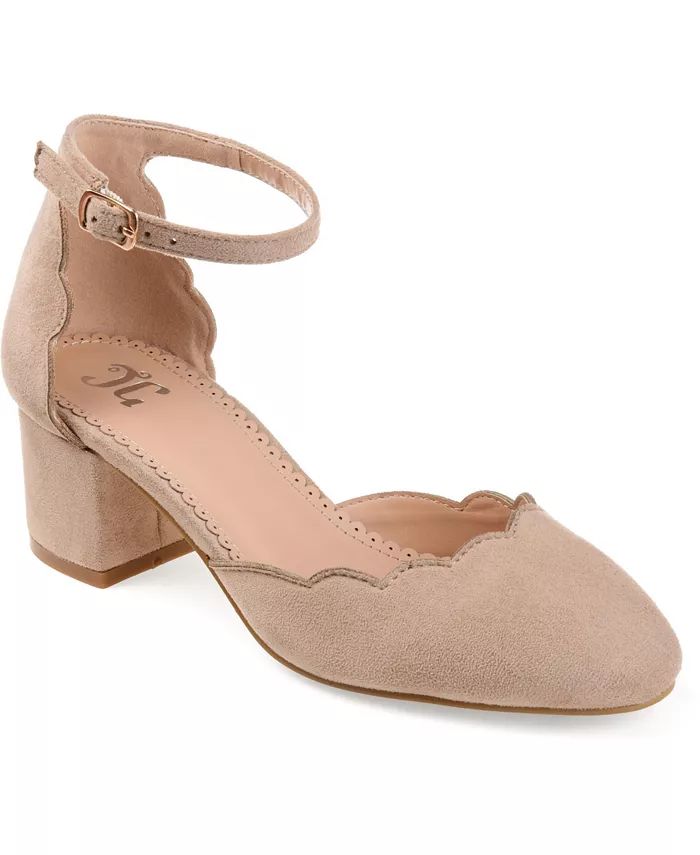 Journee Collection Women's Edna Ankle Strap Heels & Reviews - Heels & Pumps - Shoes - Macy's | Macys (US)