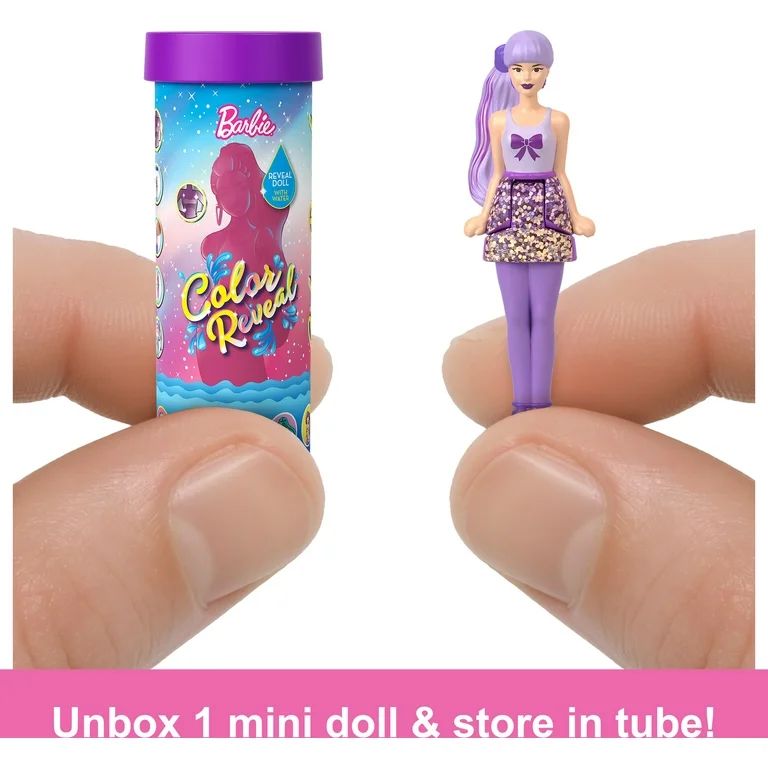 Barbie Mini BarbieLand Color Reveal Dolls, 1.5-inch Doll with Surprise Water Reveal (Styles May V... | Walmart (US)