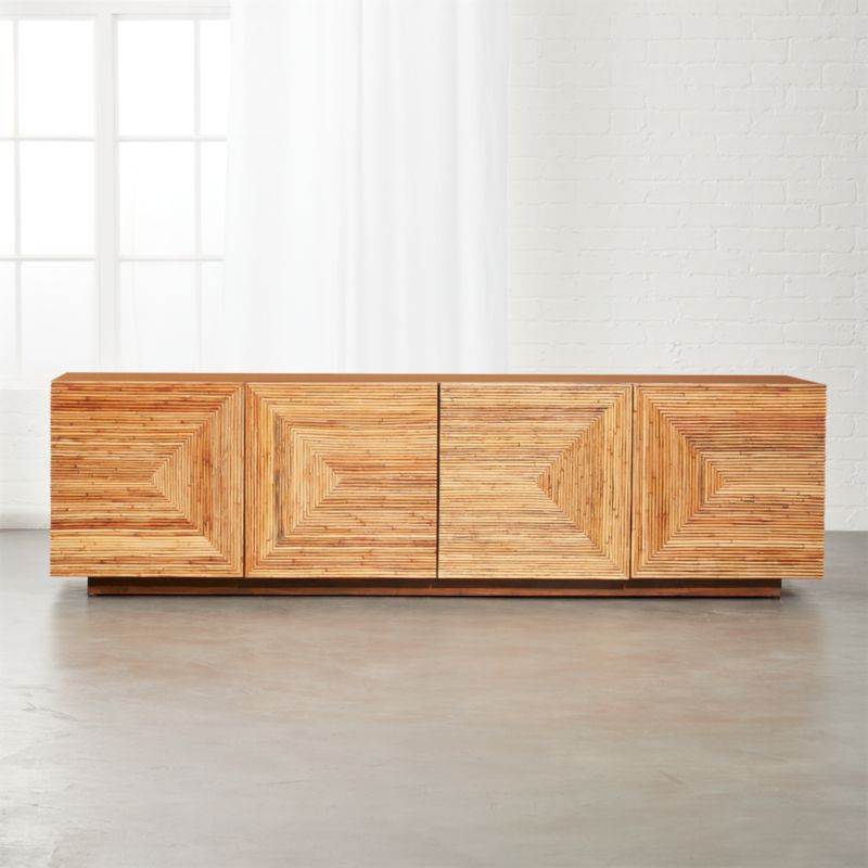 Reflect Rattan Credenza + Reviews | CB2 | CB2