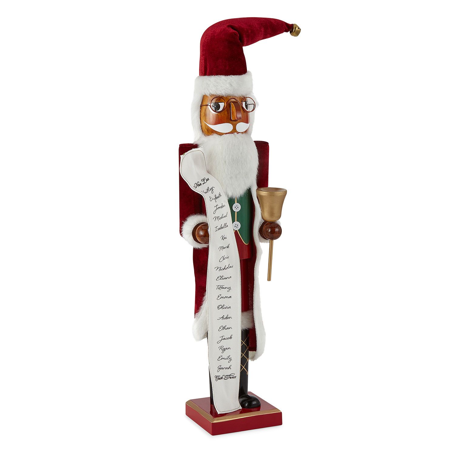 North Pole Trading Co. 24" African American List Santa Christmas Nutcracker | JCPenney