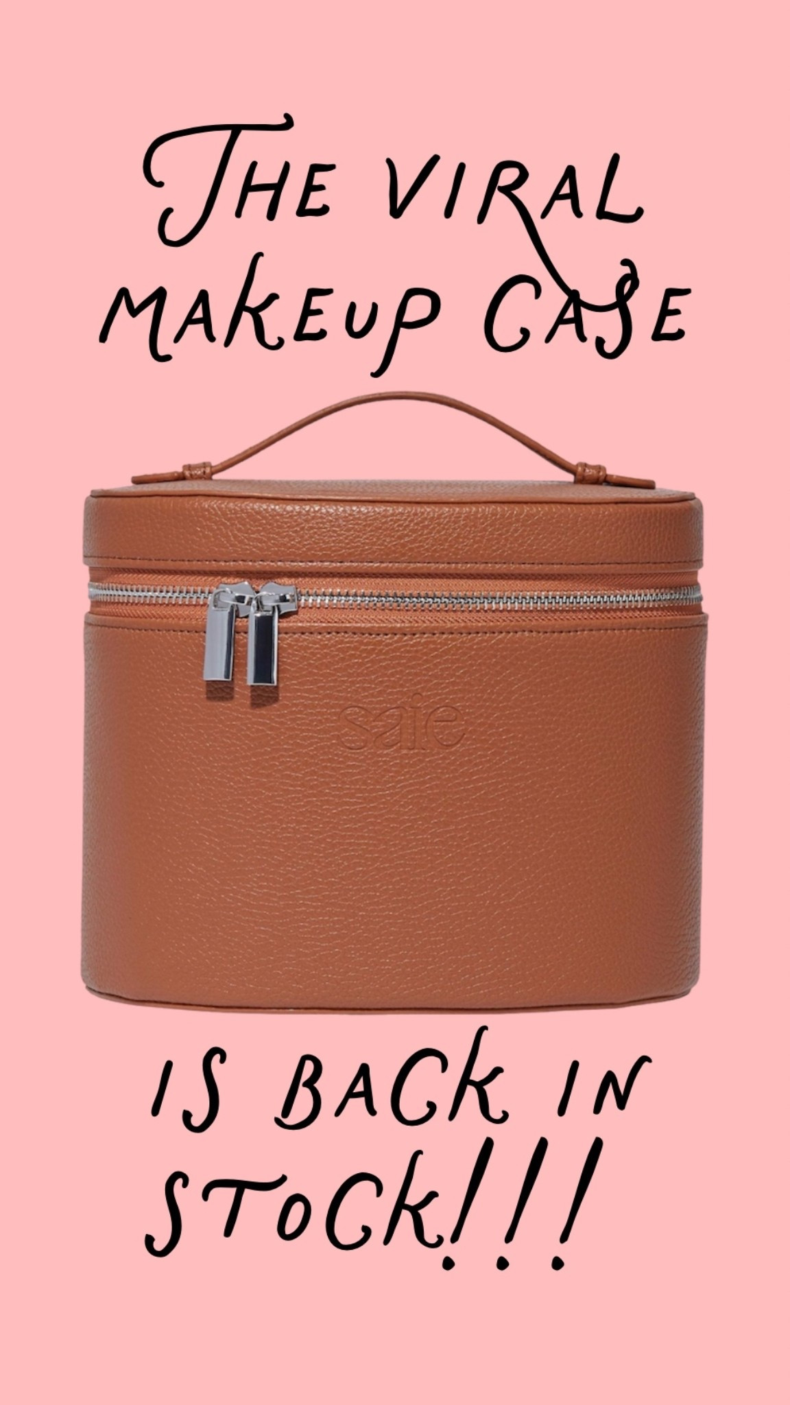 The viral Saie makeup bag is back on stock!!! #makeupbag #sephora 

#LTKBeauty
