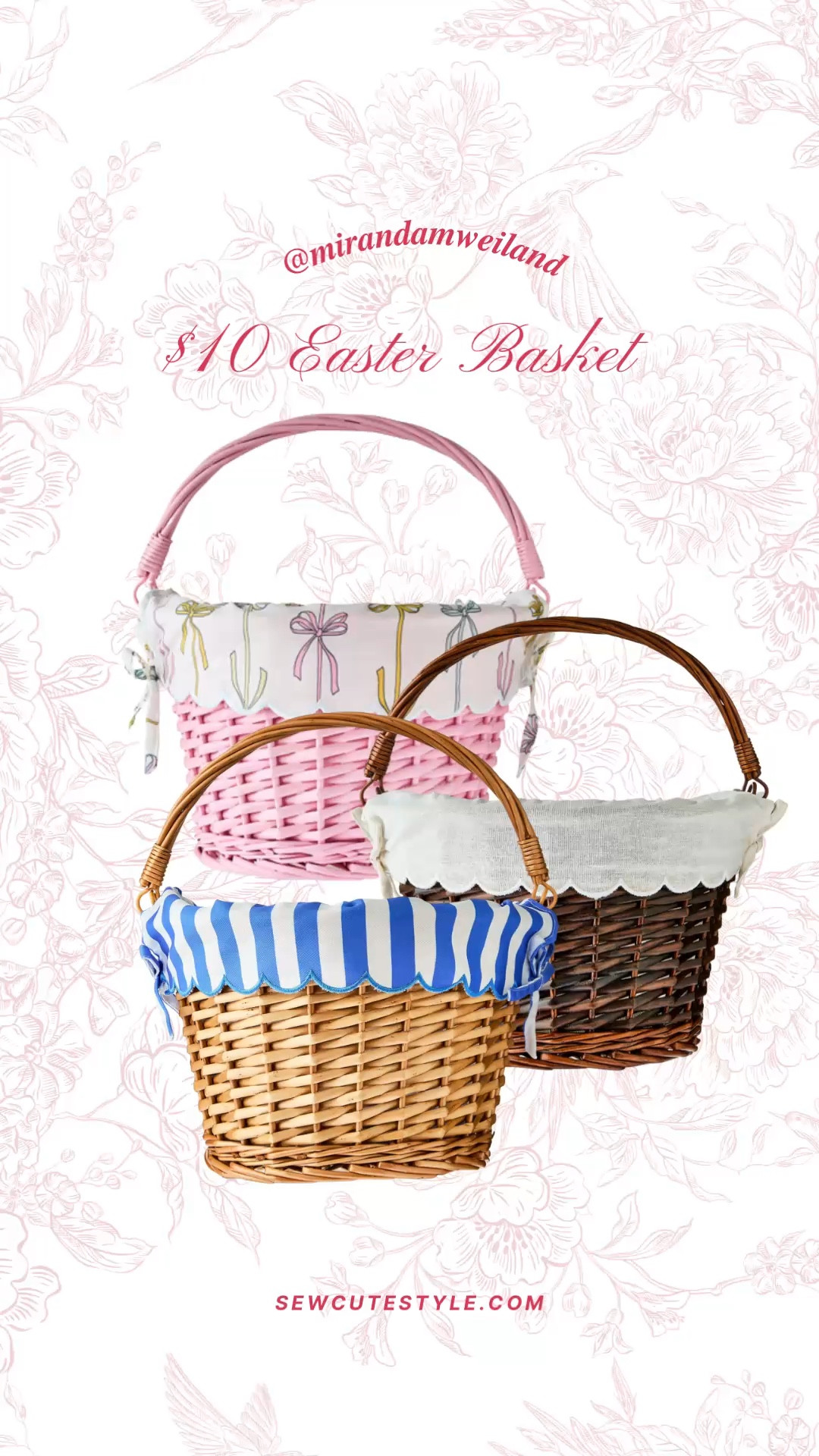 $10 Walmart Easter baskets and they are SO good 🐣💗 Affordable, adorable, and perfect for building the cutest little surprise without breaking the bank.

I love grabbing a neutral basket and filling it with books, bubbles, jammies, and sweet spring goodies 🌷 These are perfect for baby, toddler, or big kid baskets!

Linked in my LTK before they sell out 🤍

Walmart Easter baskets / $10 Easter baskets / affordable Easter baskets / Easter baskets for kids / baby Easter basket ideas / toddler Easter basket ideas / Easter basket fillers / budget Easter finds / spring kids decor / non toy Easter ideas / scallop Easter basket liner / scallop Easter basket 

#LTKKids #LTKHome #LTKBaby