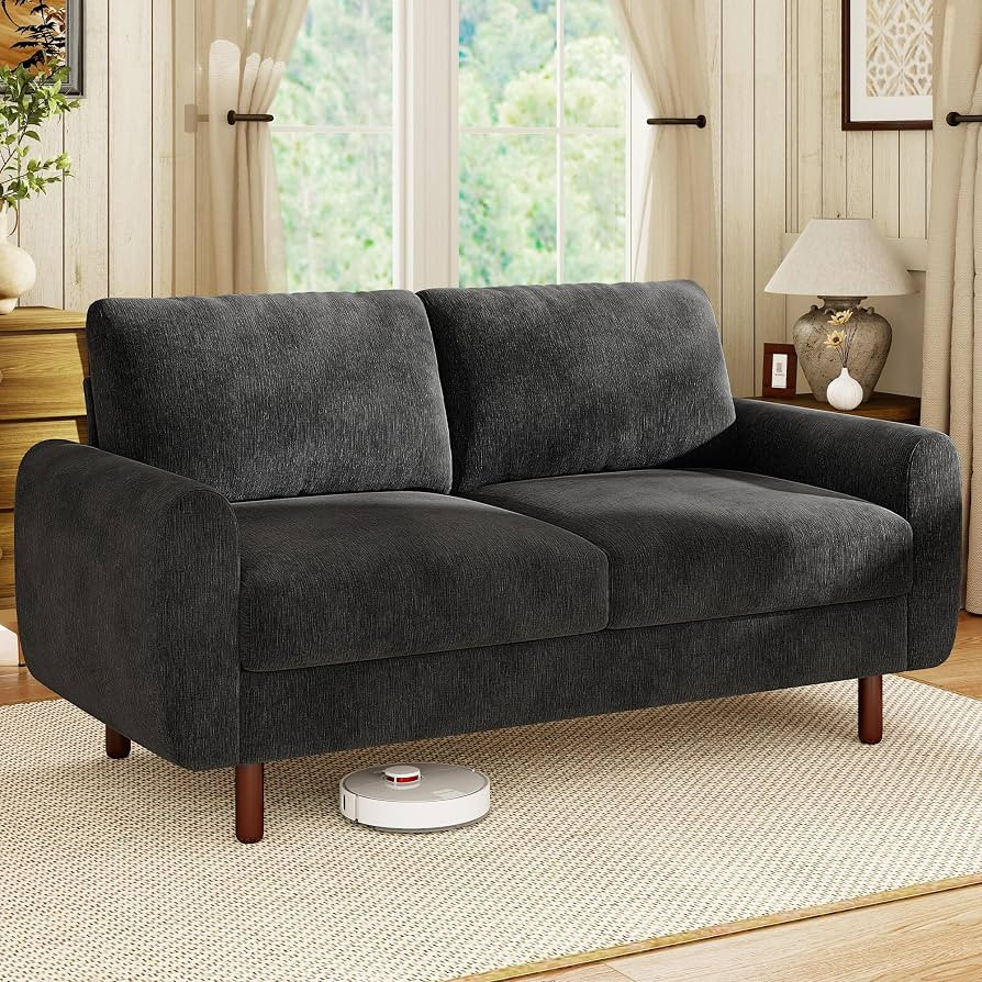 WorthFurni 68" Loveseat Sofa, Comfy Chenille Fabric Couches for Living Room with Spring Cushion a... | Amazon (US)