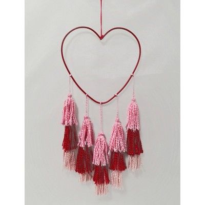 Valentine&#39;s Metal Heart Wall Hanging with Hassel - Spritz&#8482; | Target