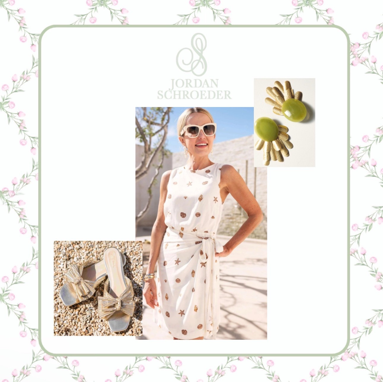 Beach vacation #minidress #flats #statementearrings 

#LTKShoeCrush #LTKSeasonal #LTKStyleTip