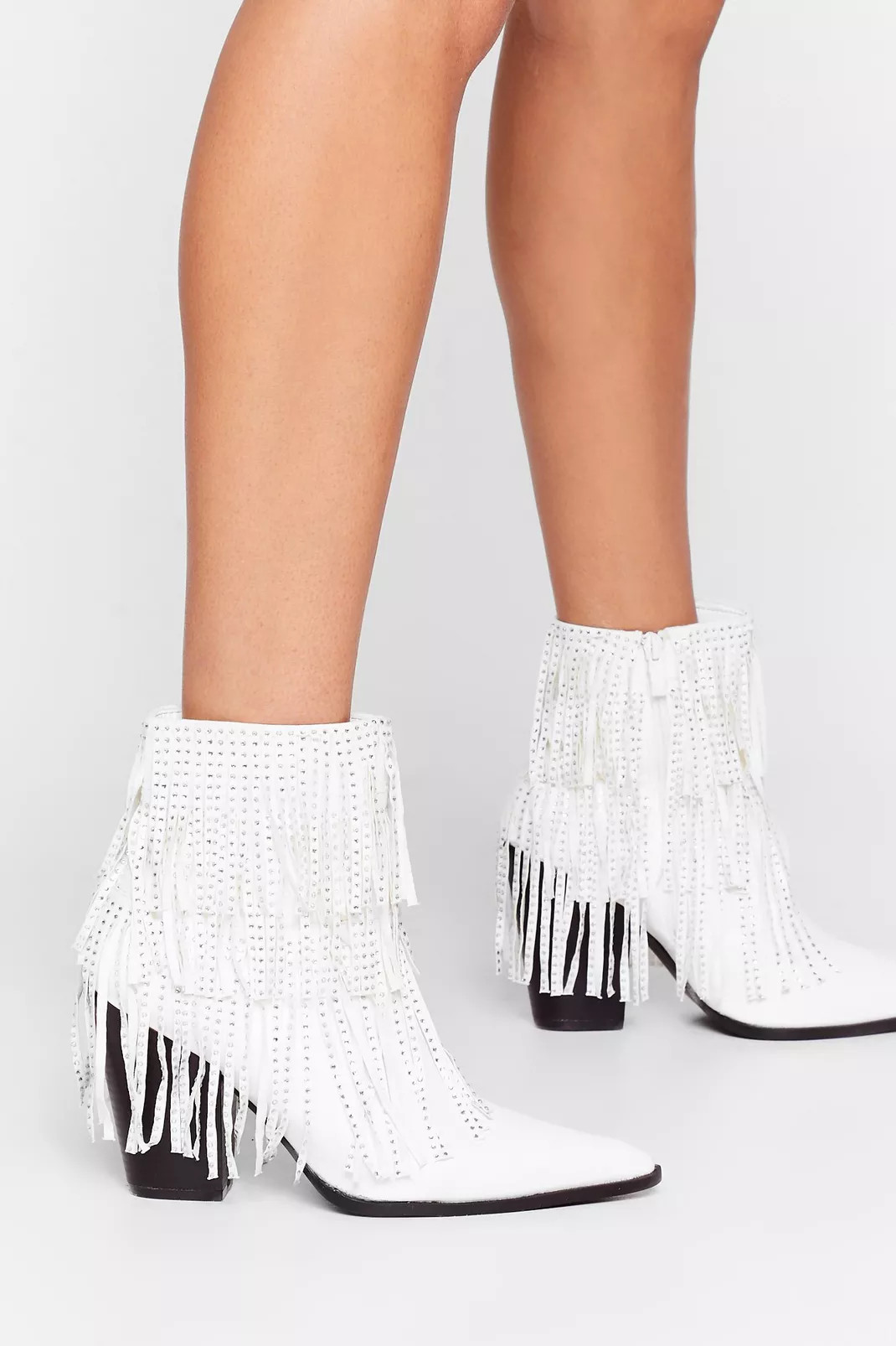Vegas Baby Bachorette Fringe Boots | Nasty Gal (US)
