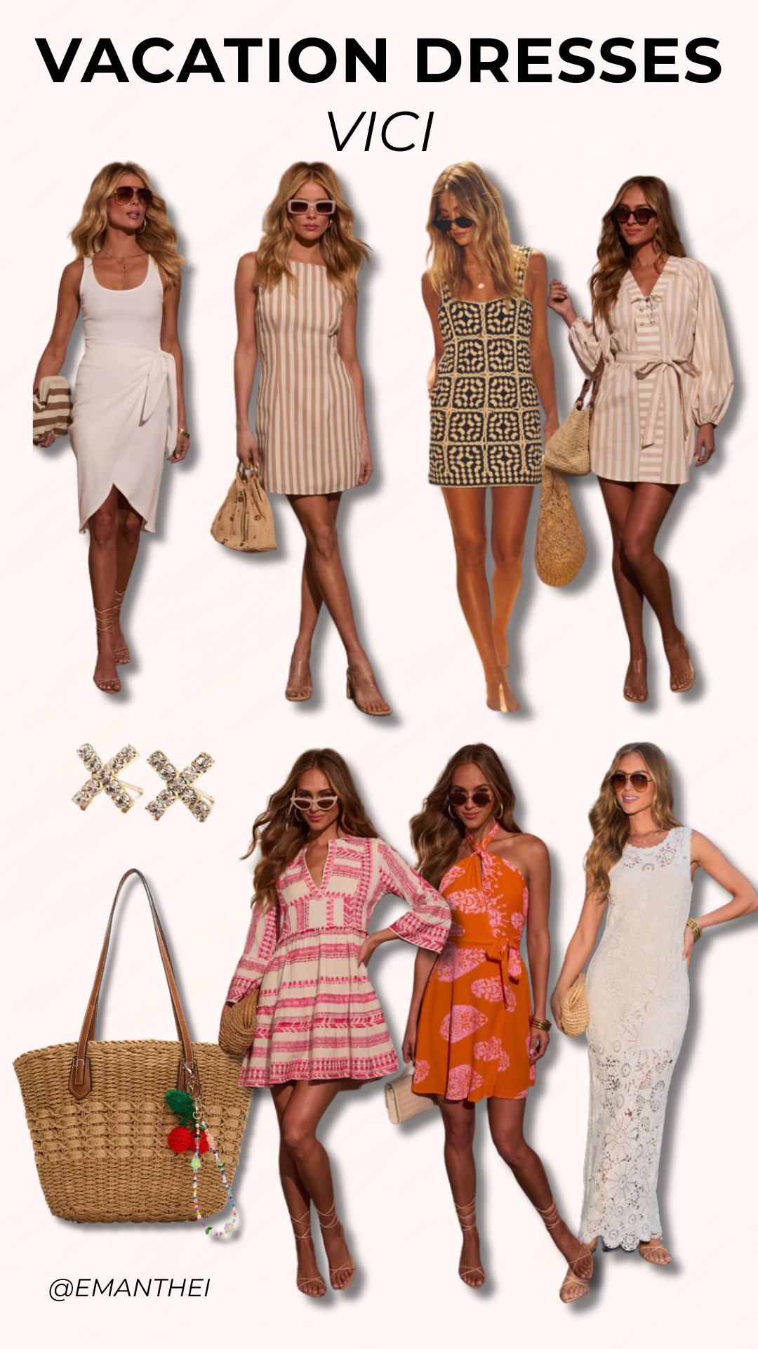 Shirt Dress | Cotton Dress | Linen dress | Wrap Dress |  Belted Jumpsuit | Belted Romper | Gift Guide | Gift ideas | Gift list | VICI | Mother's day👗

#LTKGiftGuide #LTKTravel #LTKSwim