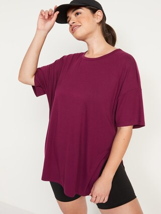 Oversized UltraLite All-Day Performance T-Shirt for Women | Old Navy (US)