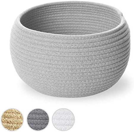 Small Rope Basket for Storage & Organizing - Small Dog Toy Basket & Cat Toy Basket, Montessori Ba... | Amazon (US)