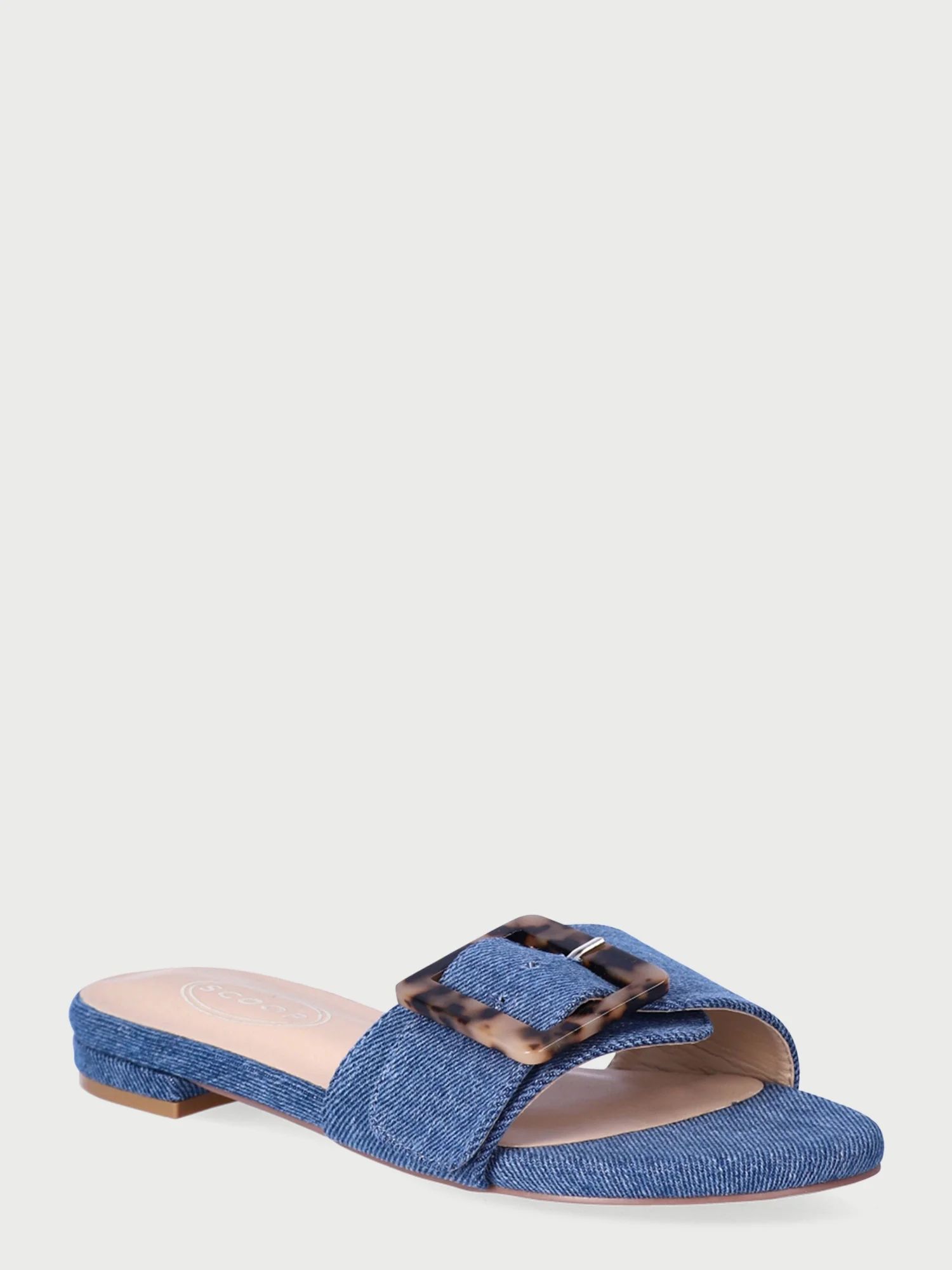 Scoop Women's Buckle Slide Sandals | Walmart (US)