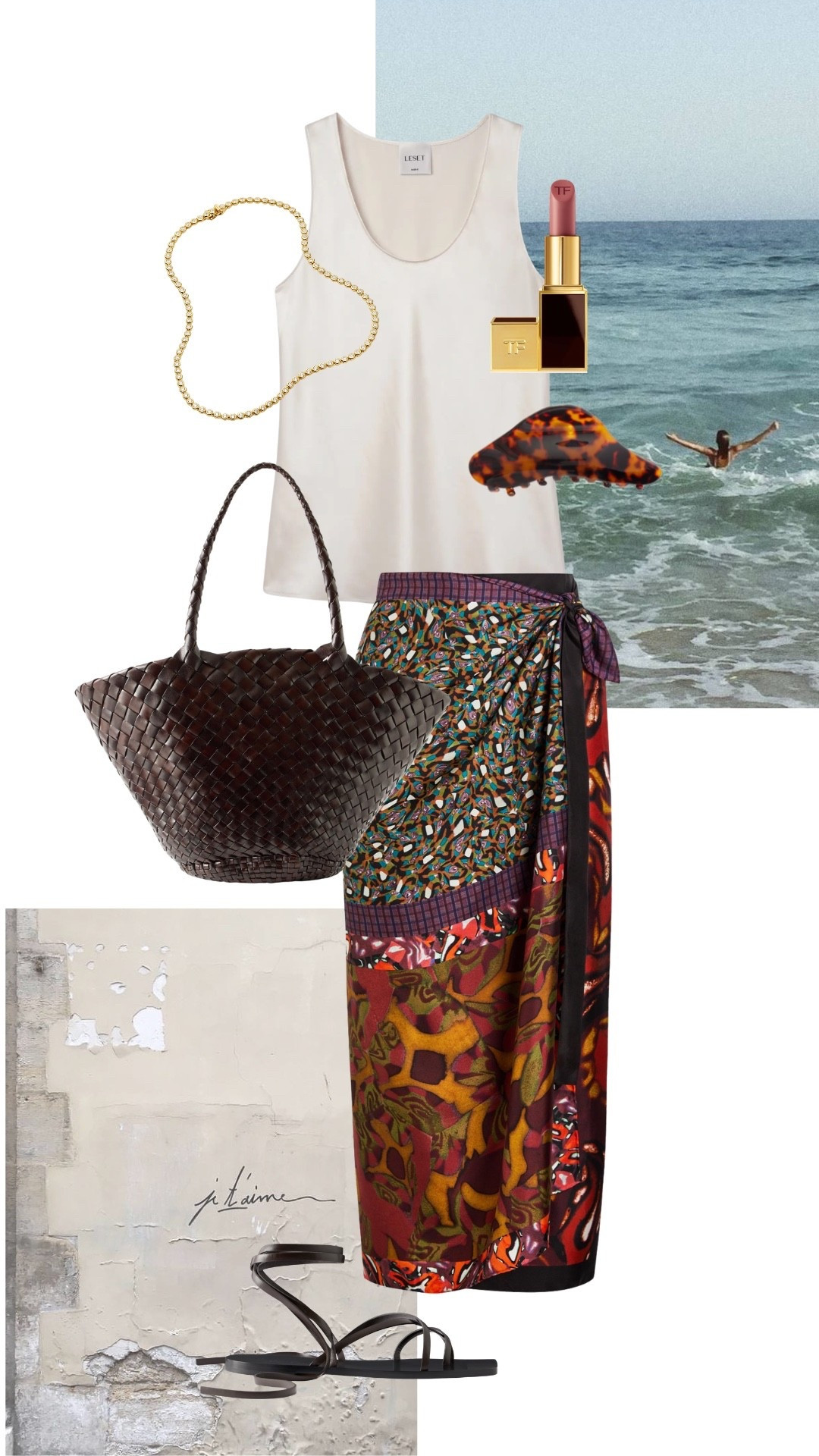 Summer outfit ideas | printed skirt | Dries Skirt | silk tank | basket bag | summer outfit ideas

#LTKsummer #LTKeurope #LTKdatenight