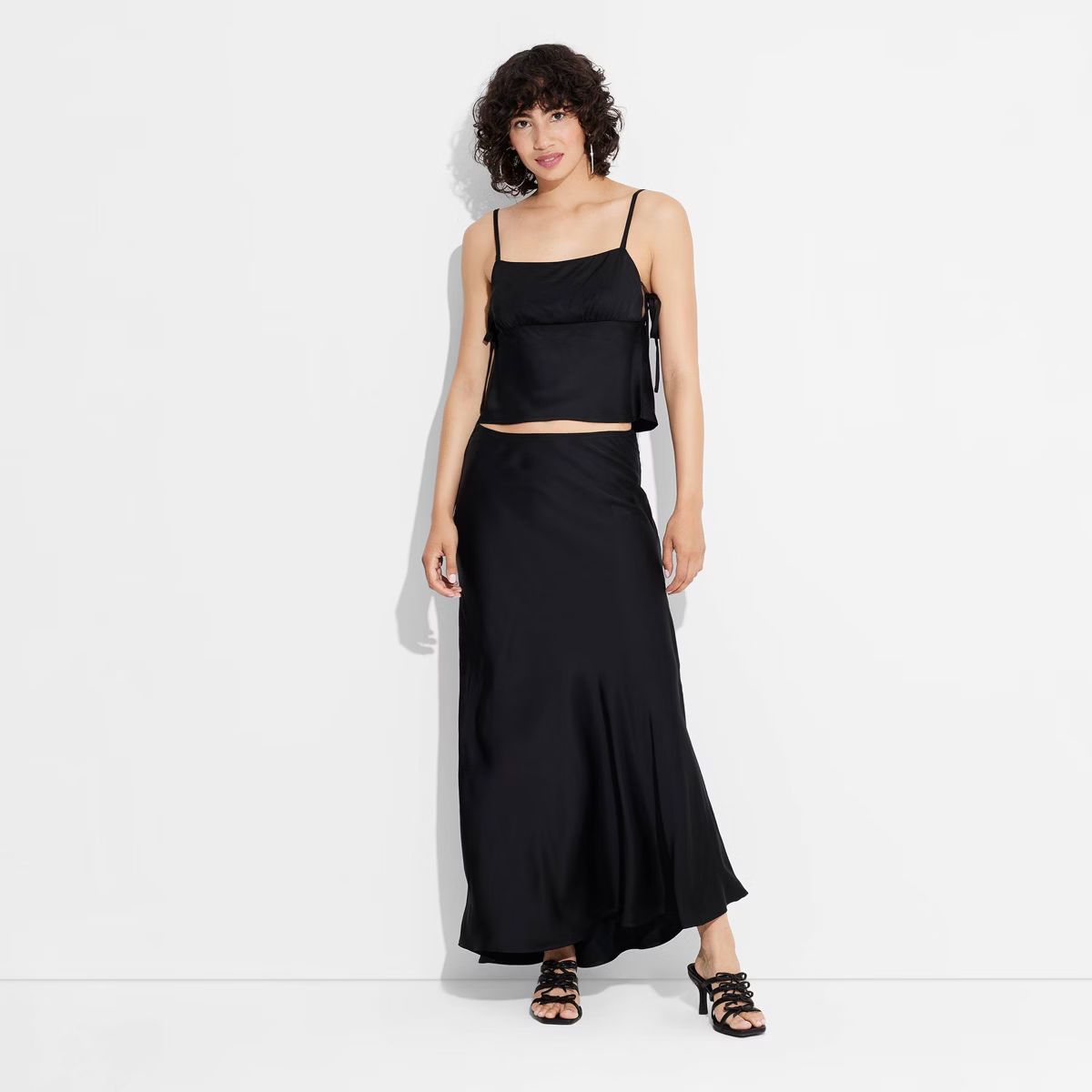 Women's Satin Trumpet Maxi Skirt - Wild Fable™ | Target