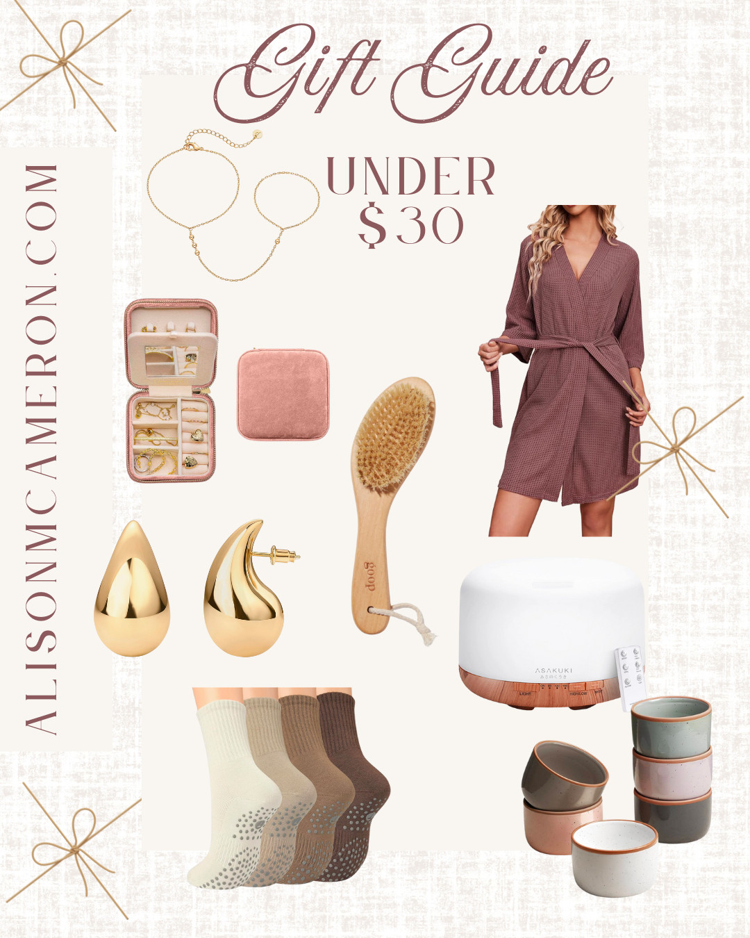 🤎Last week until Christmas! Enjoy this gift guide full of beautiful finds. Thanks for stopping by friend! 

 

#LTKGiftGuide #LTKHoliday #LTKFindsUnder50