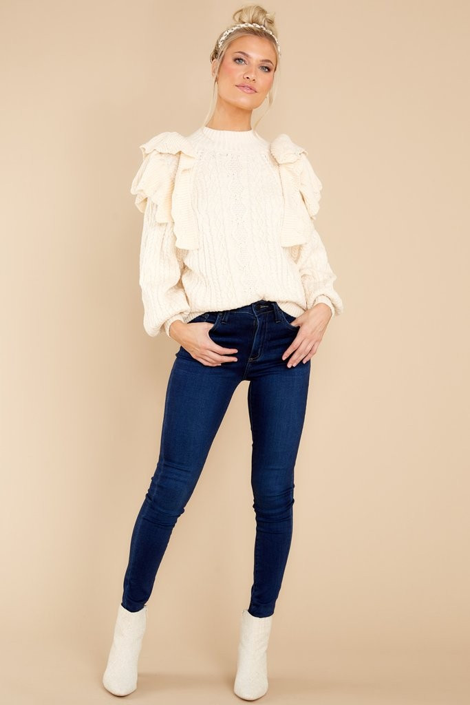 Like You A Latte Beige Sweater | Red Dress 