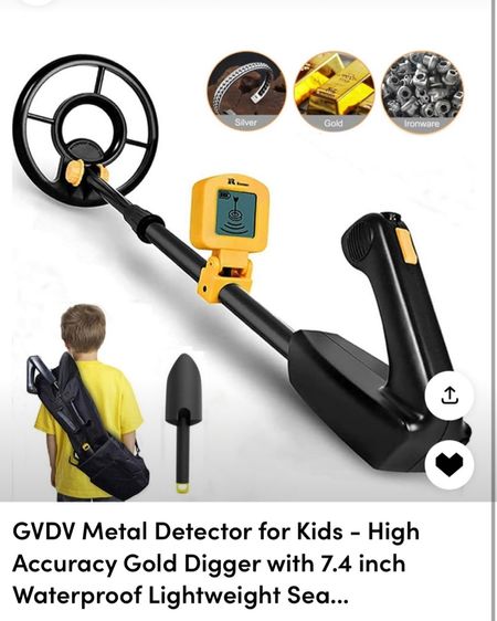 Kids gift idea- metal detector 

#LTKfindsunder50 #LTKGiftGuide #LTKkids