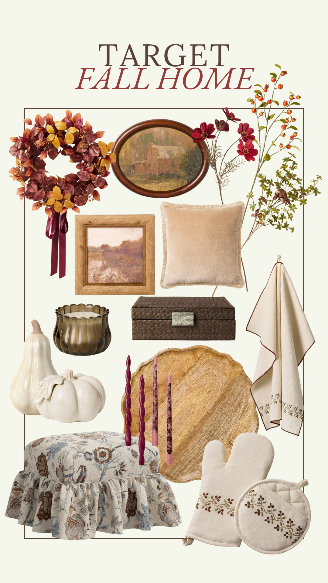 New target fall home decor!  

 #LTKdayinmylife #LTKSeasonal #LTKHome