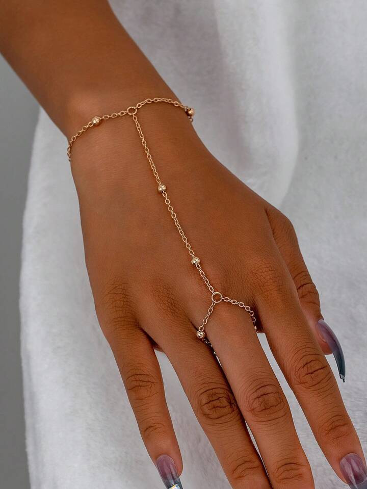 1pc Minimalist And Fashionable Beaded Ring Bracelet | SHEIN USA | SHEIN