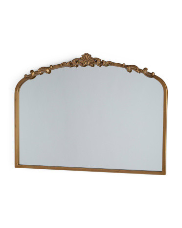 22x30 Scroll Shell Hanging Mantle Mirror | TJ Maxx