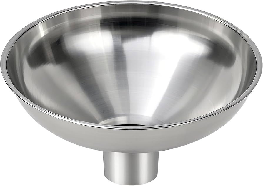 Kitchen Funnel, Stainless Steel funnels for Kitchen use Filling Bottles, one-Piece Funnel is Seam... | Amazon (US)