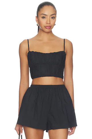 Eliana Top in Black | Revolve Clothing (Global)