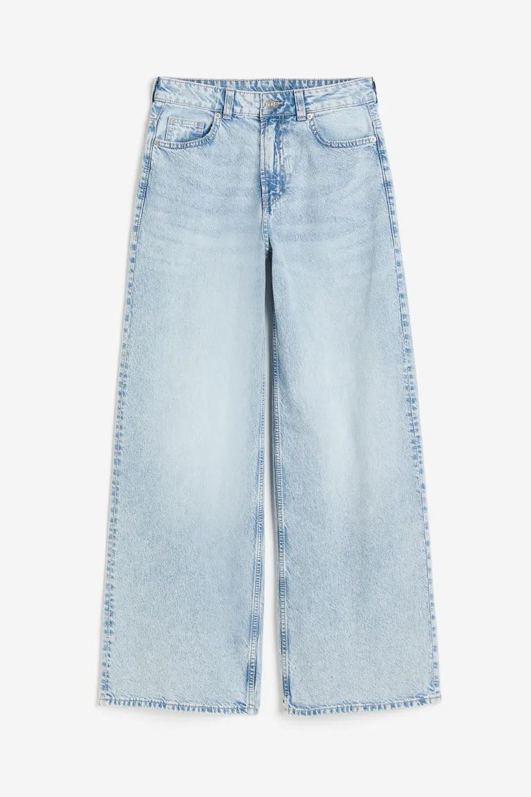 Baggy Regular Jeans - Pale denim blue - Ladies | H&M GB | H&M (UK, MY, IN, SG, PH, TW, HK)